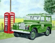 Landrover painting