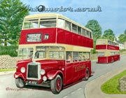 East Kent 1950s Bus painting
