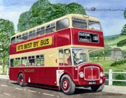 East Kent AEC Regent bus portarit
